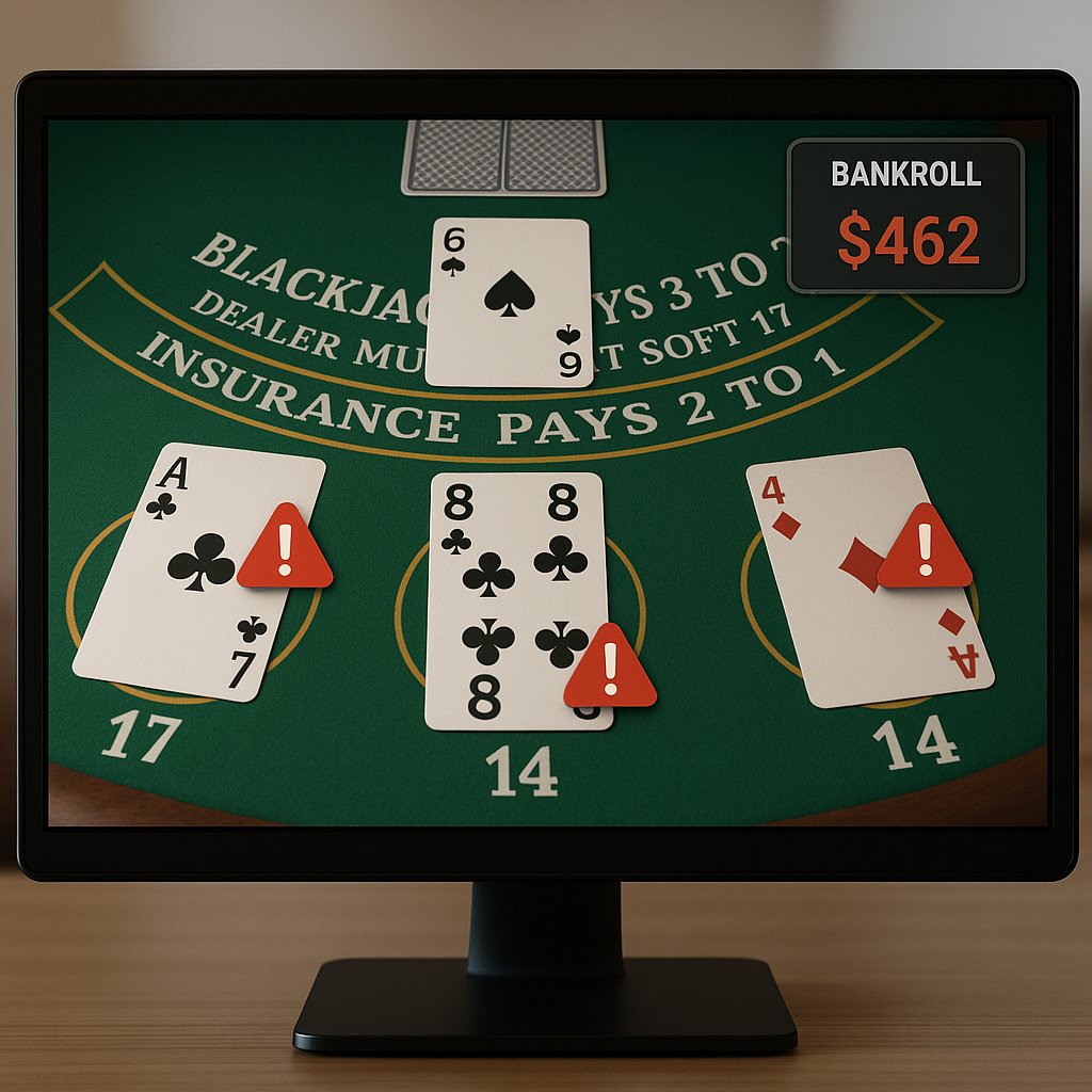 Online Casino Table Game Mistakes: 17 Costly Habits in Blackjack, Roulette, and Baccarat That Quietly Kill Your Bankroll
