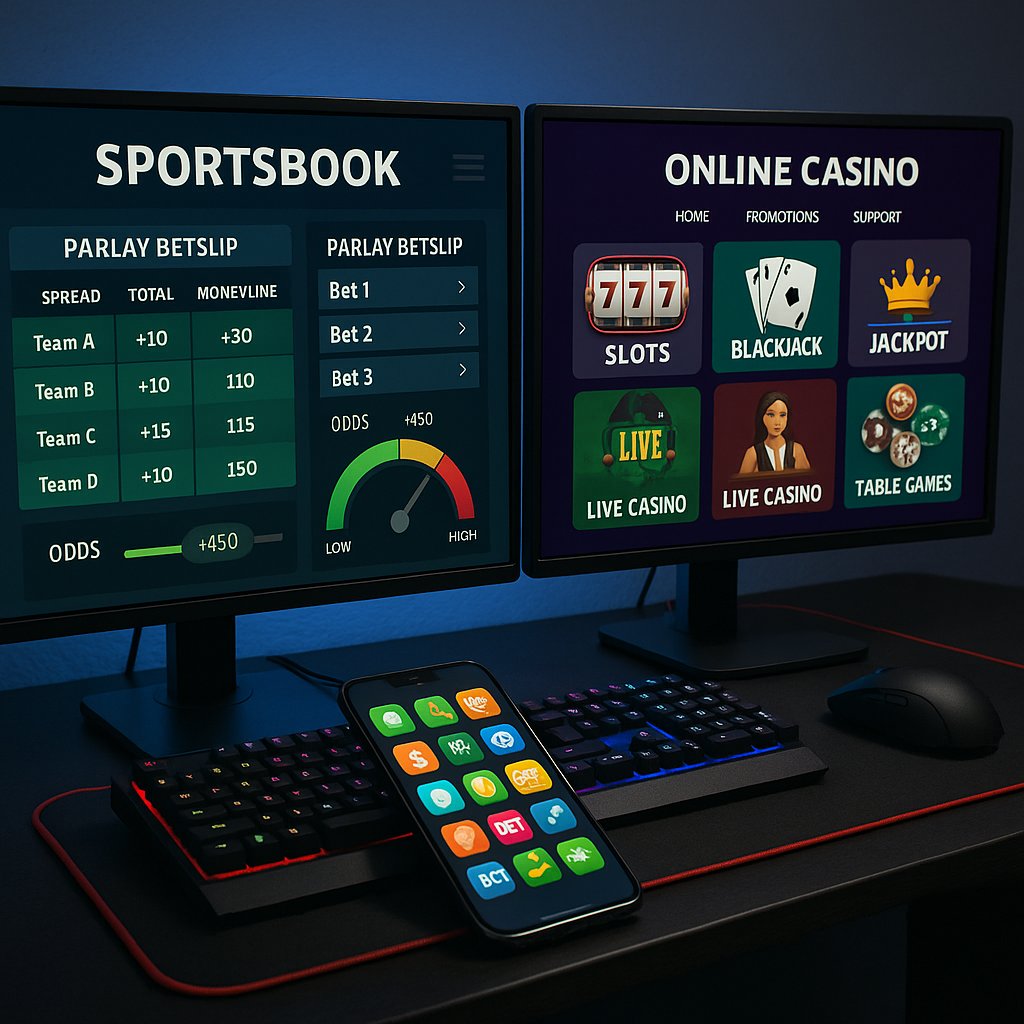 Online Casino vs Sportsbetting: How to Use Betting Sites, Apps, and Parlays Together